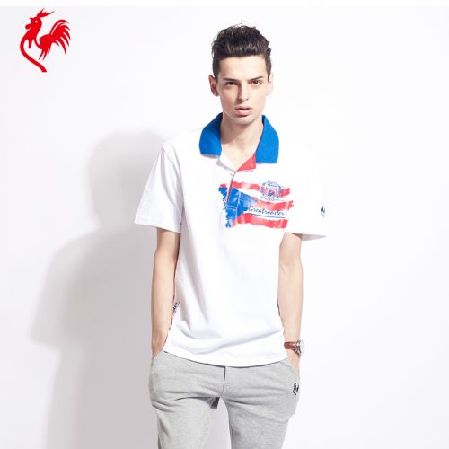  Polo sport homme GREAT ROOSTER en coton - Ref 555982