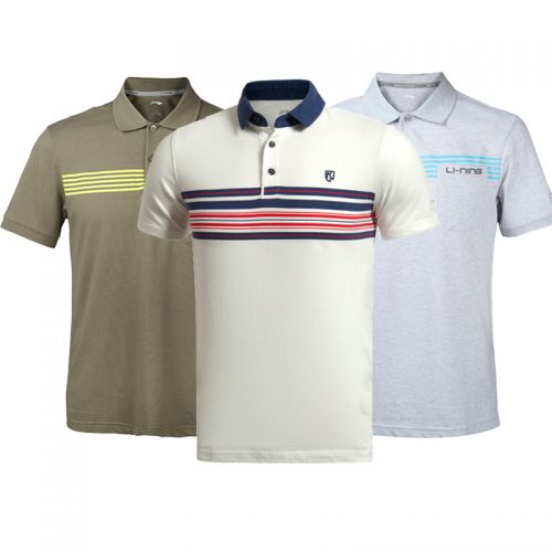  Polo sport homme LINING en coton - Ref 556046