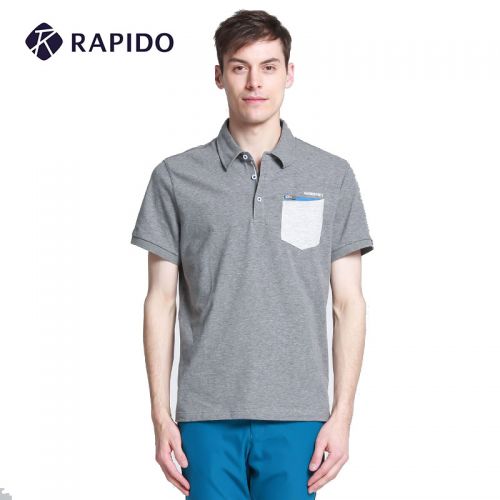  Polo sport homme RAPIDO en coton - Ref 556103