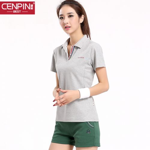  Polo sport femme CENPIN en coton - Ref 556135