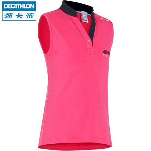 Polo sport femme DECATHLON en coton - Ref 556206