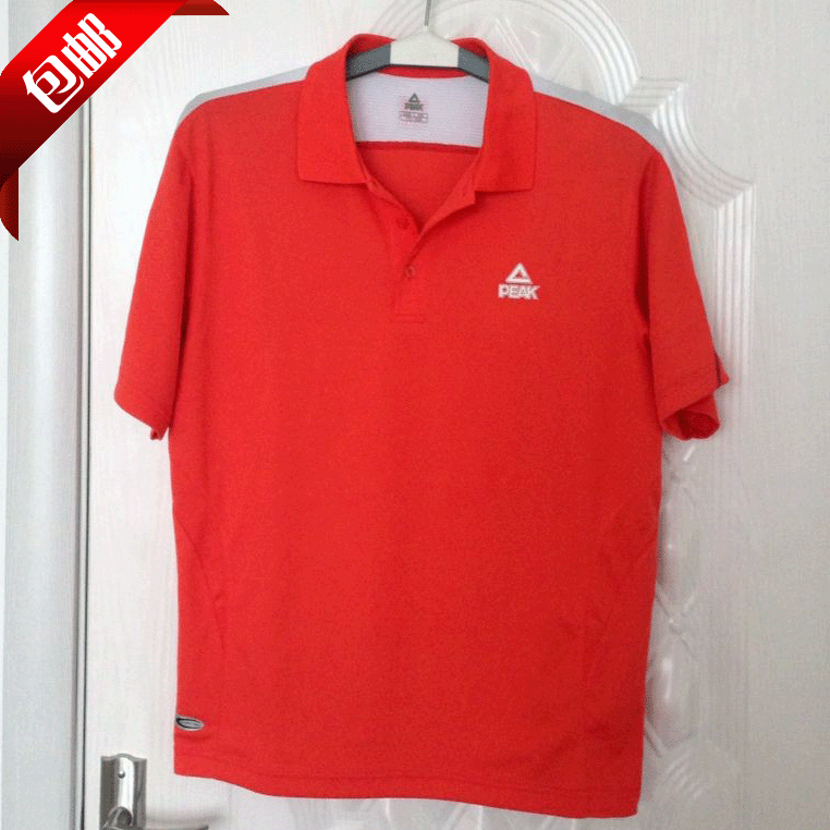  Polo sport homme PEAK en polyester - Ref 556276