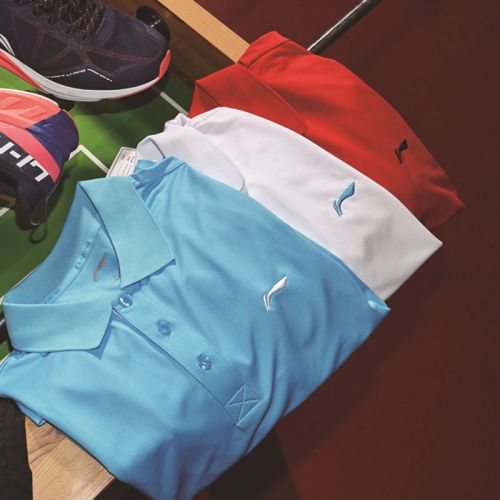  Polo sport homme LINING en polyester - Ref 556759