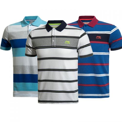  Polo sport homme LINING en coton - Ref 557058