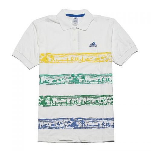  Polo sport homme ADIDAS en coton - Ref 557199