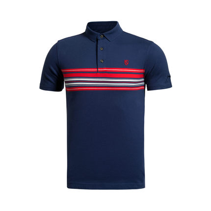  Polo sport homme LINING en coton - Ref 557220