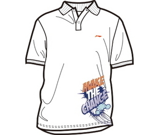  Polo sport homme LINING en coton - Ref 557576