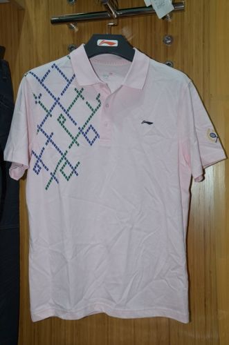  Polo sport homme LINING en coton - Ref 557594