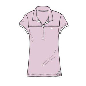  Polo sport femme LINING en coton - Ref 557617
