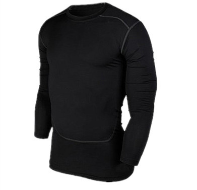 Polo sport homme sport serrés solides en nylon - Ref 557641