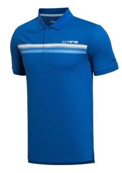  Polo sport homme LINING en coton - Ref 557928