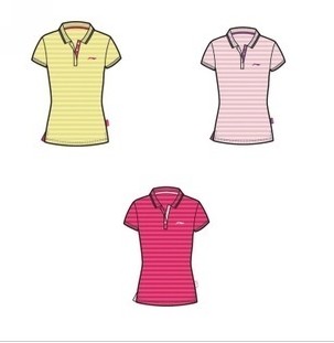  Polo sport femme LINING - Ref 558115