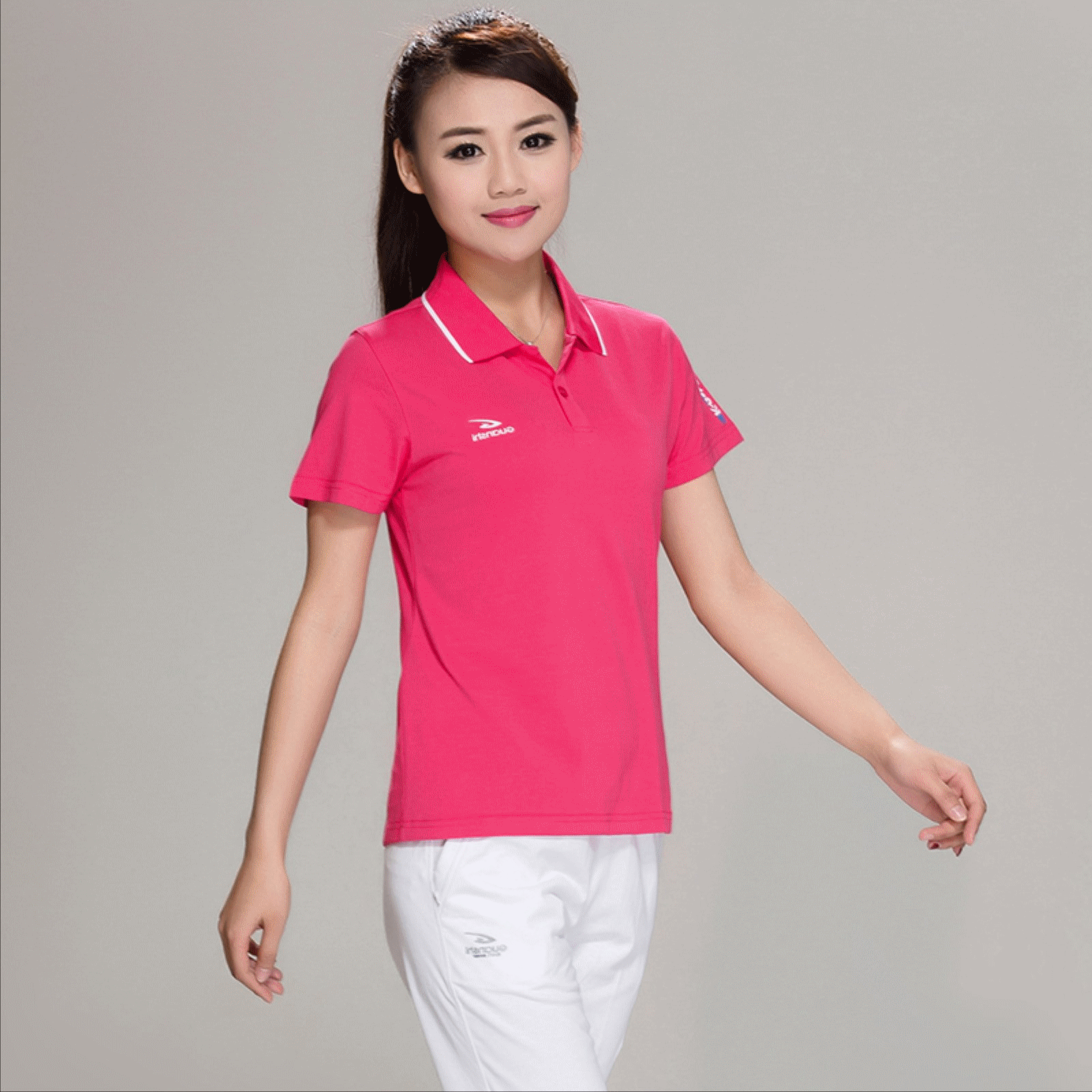 Polo sport femme en coton - Ref 558414