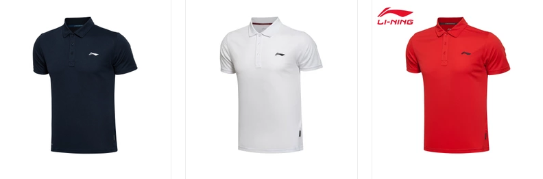  Polo sport homme LINING en polyester - Ref 558460