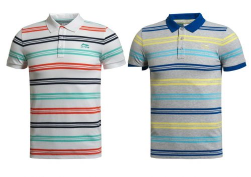  Polo sport homme LINING en coton - Ref 558623