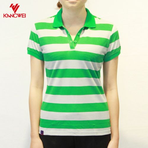 Polo sport femme KANGWEI en coton - Ref 558659