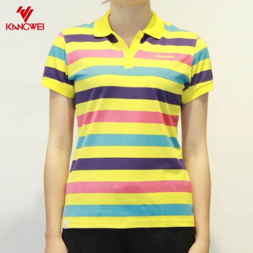 Polo sport femme KANGWEI en coton - Ref 558660