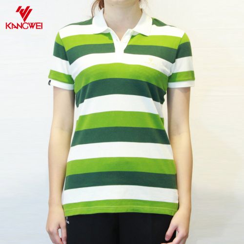 Polo sport femme KANGWEI en coton - Ref 558725