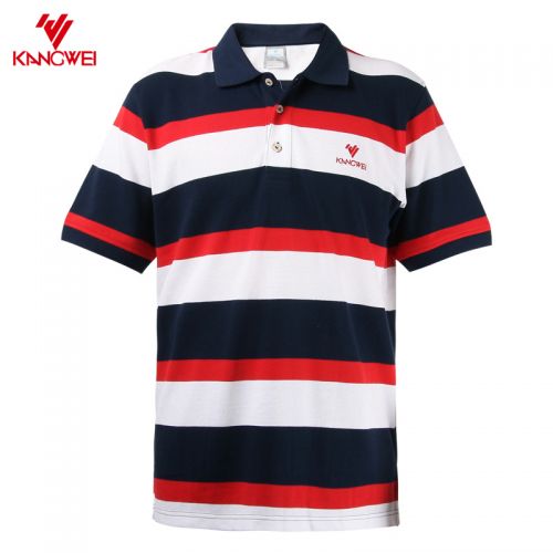 Polo sport homme KANGWEI en coton - Ref 558770