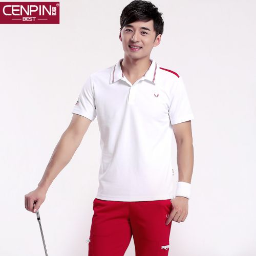 Polo sport homme CENPIN en coton - Ref 558837