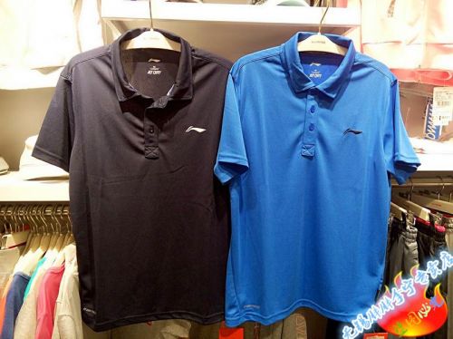  Polo sport homme LINING en polyester - Ref 558860