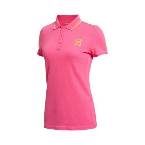  Polo sport femme LINING Doublure / Li Ning en coton - Ref 558876