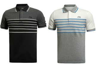  Polo sport homme LINING en coton - Ref 559131