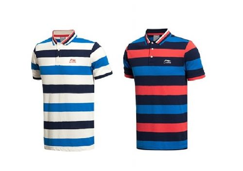  Polo sport homme LINING en coton - Ref 559133