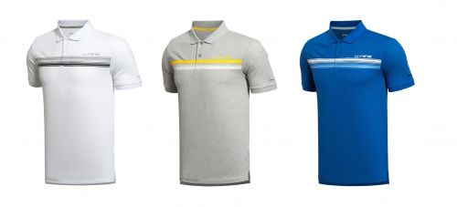  Polo sport homme LINING en coton - Ref 559135