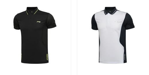  Polo sport homme LINING en polyester - Ref 559314