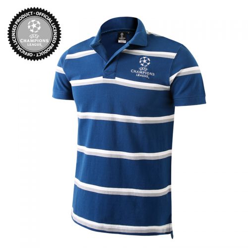 Polo sport homme UEFA CHAMPIONS LEAGUE en coton - Ref 560820