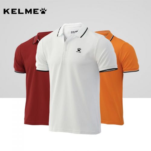  Polo sport homme KELME en coton - Ref 561534