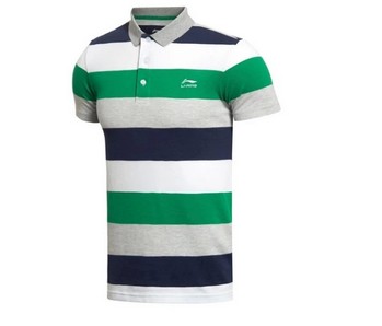  Polo sport homme LINING en coton - Ref 561913