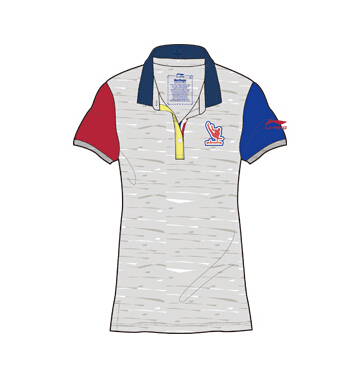  Polo sport femme LINING en coton - Ref 561919