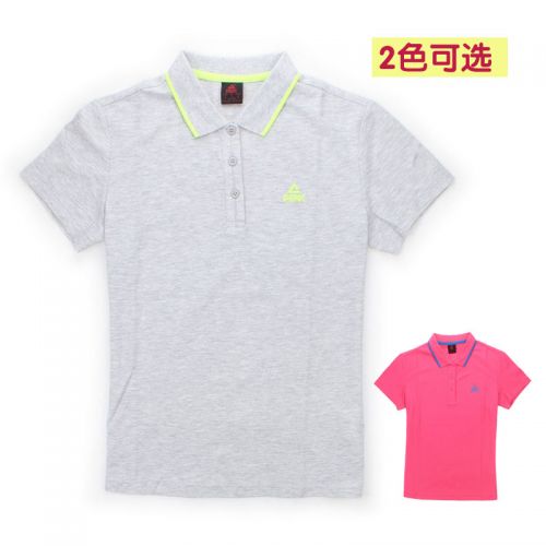  Polo sport femme PEAK en coton - Ref 561968