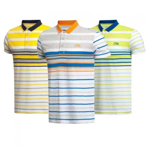  Polo sport homme LINING en coton - Ref 562098