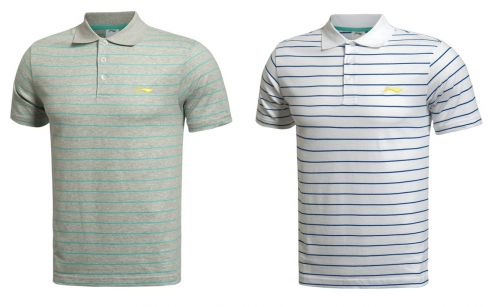  Polo sport homme LINING en coton - Ref 562134