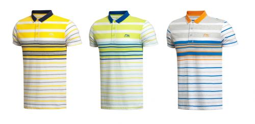  Polo sport homme LINING en coton - Ref 562135