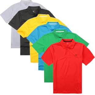  Polo sport homme LINING en coton - Ref 562179