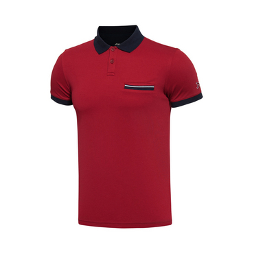  Polo sport homme LINING en coton - Ref 562254