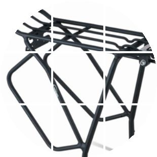 Porte-bagages pour vélo IBERA - Ref 2425524