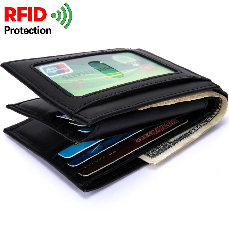 Portefeuille en Cuir Anti-RFID - Ref 3423751