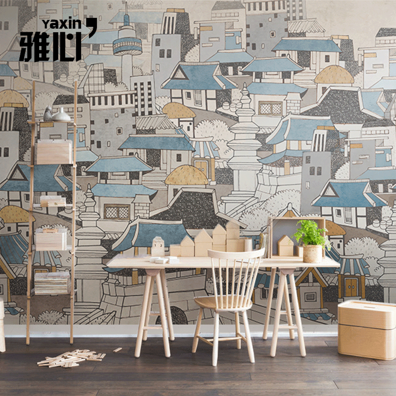 Poster mural géant nostalgie rétro - Ref 2450648