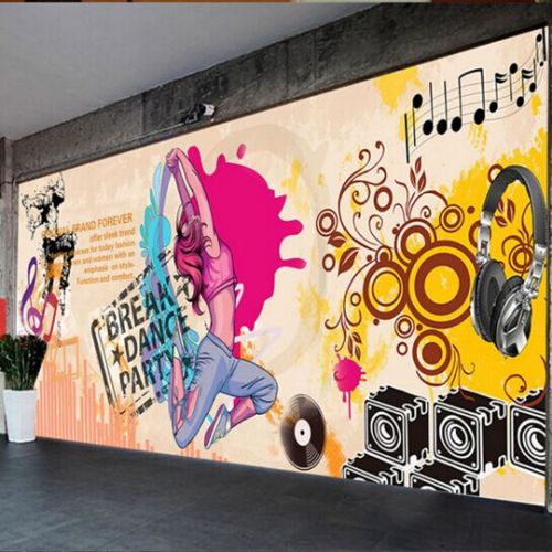 Poster mural géant AIBOO nostalgie rétro - papier peint en soie Ref 2450699