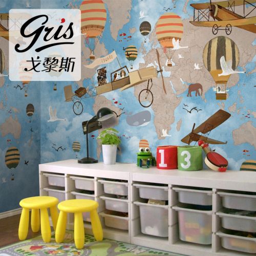 Poster mural géant GRIS simple moderne - Ref 2450919