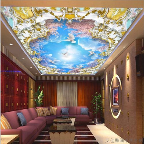 Poster mural géant moderne chinois - papier peint en soie Ref 2450989