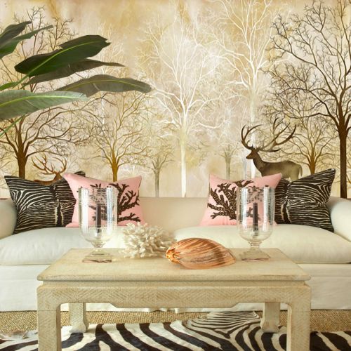 Poster mural géant American Village - papier peint en soie Ref 2451123