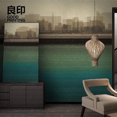 Poster mural géant GOOD PRINTING simple moderne - fond d'écran de broderie Ref 2451256