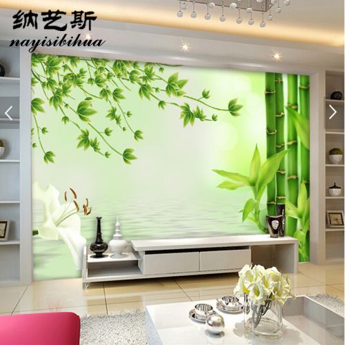 Poster mural géant moderne chinois - papier peint en soie Ref 2451401