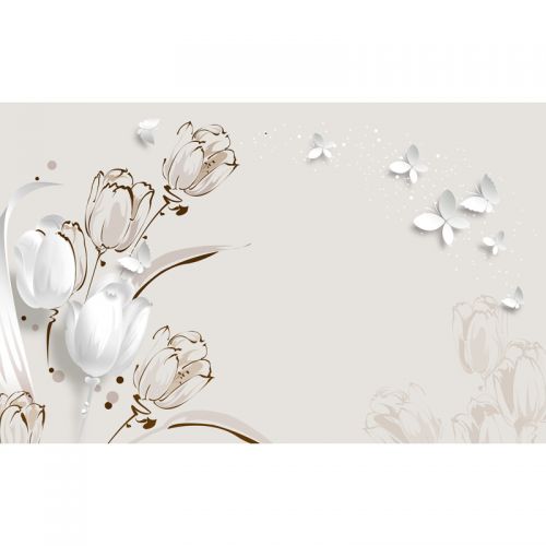 Poster mural géant simple moderne - papier peint en soie Ref 2451777